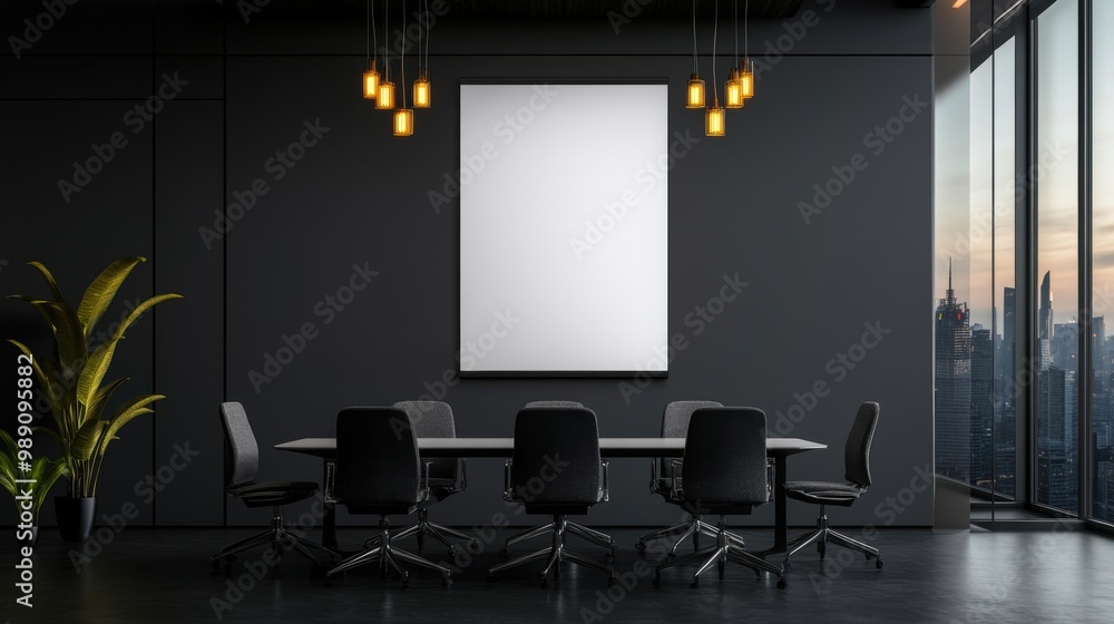 Modern Conference Room with Minimalist Design Modern Conference Room with Minimalist Design