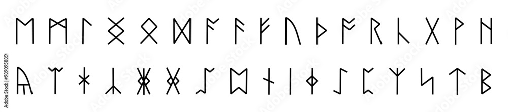 Celtic letters icon. Ancient alphabet symbol Celtic letters icon. Ancient alphabet symbol