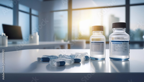 Testosterone replacement therapy. Male potency health concept.