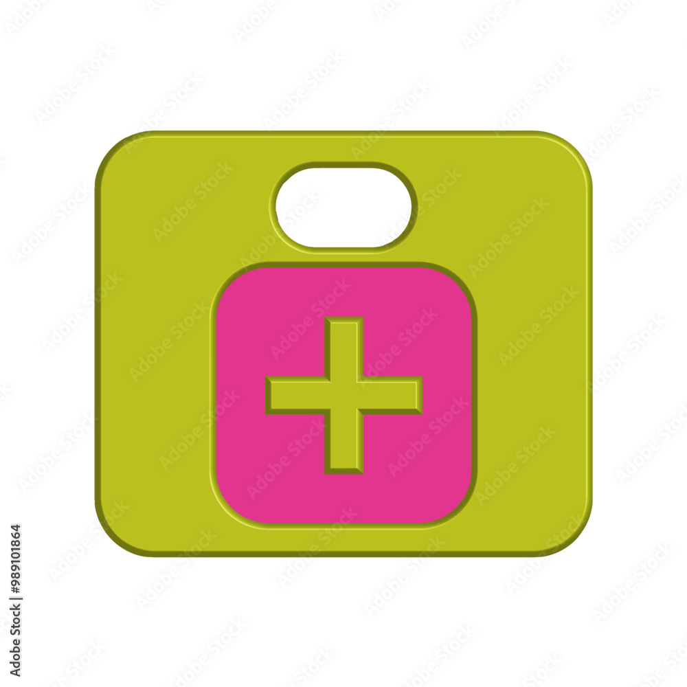 Fototapeta premium First aid kit icon template