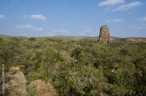 Parc national de Hell's Gate, vallée du Rift,  Kenya photo