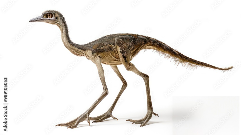 Fototapeta premium A Detailed Illustration of a Prehistoric Bird