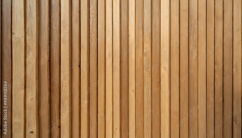Wall made of wooden panels. Vertical wooden slats for facade cladding. Timber stripes made of beige pine. A modern plank surface for interior and exterior design Wall made of wooden panels. Vertical wooden slats for facade cladding. Timber stripes made of beige pine. A modern plank surface for interior and exterior design