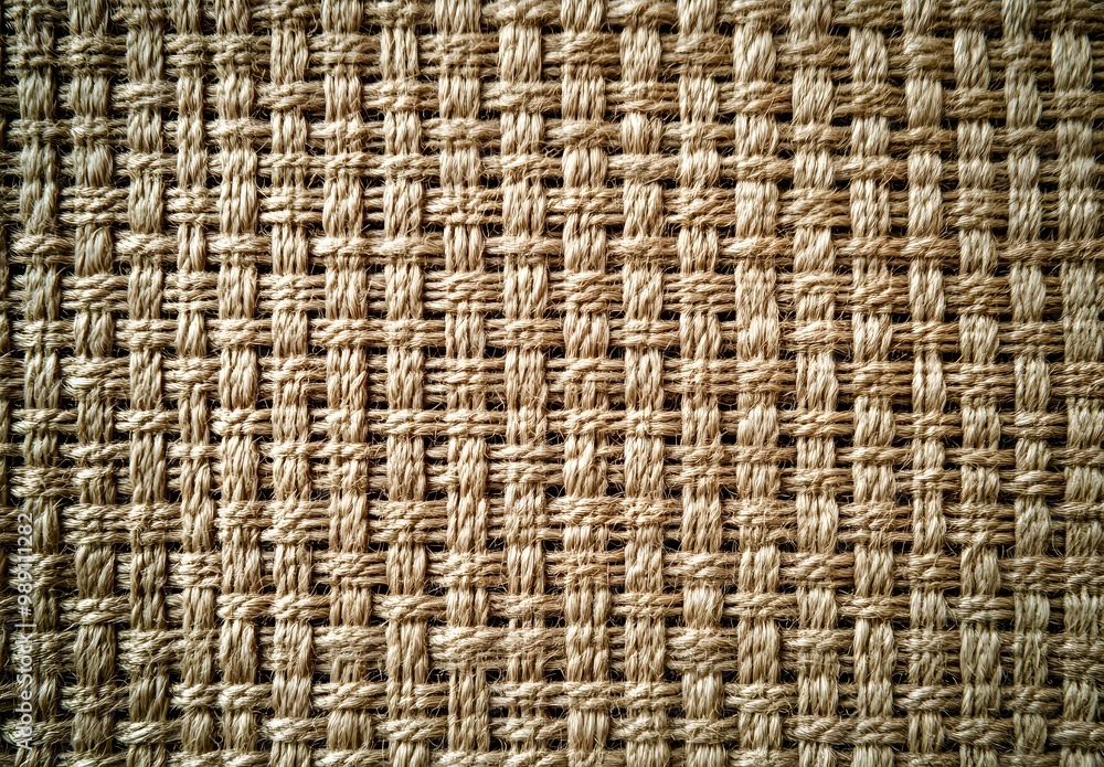 Brown Woven Carpet Texture, Natural Fibers Brown Woven Carpet Texture, Natural Fibers