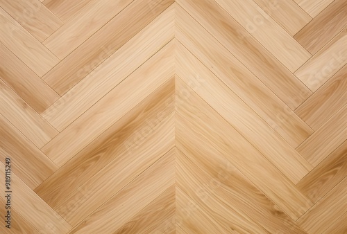 Light Wood Chevron Parquet Flooring Background