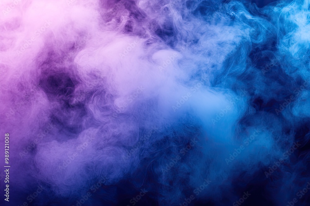 Naklejka premium Abstract background with purple and blue smoke. Perfect for adding a mystical and ethereal atmosphere to your designs.