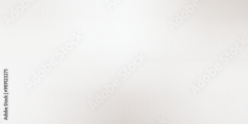 Acrylic Corrugated Glass texture light gray background. Blurred soft ribbed Striped banner overlay. Metal silver reeded polycarbonate sheet. Gradient backdrop
