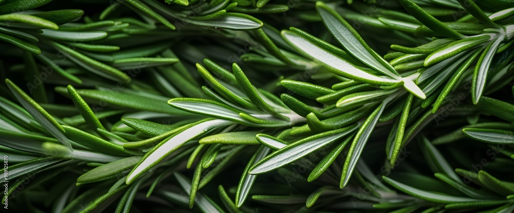 Fresh Rosemary Leaves Texture Background Fresh Rosemary Leaves Texture Background