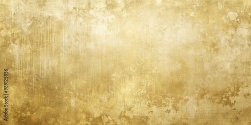 Abstract grunge patina effect pastel gold retro texture with a vintage feel