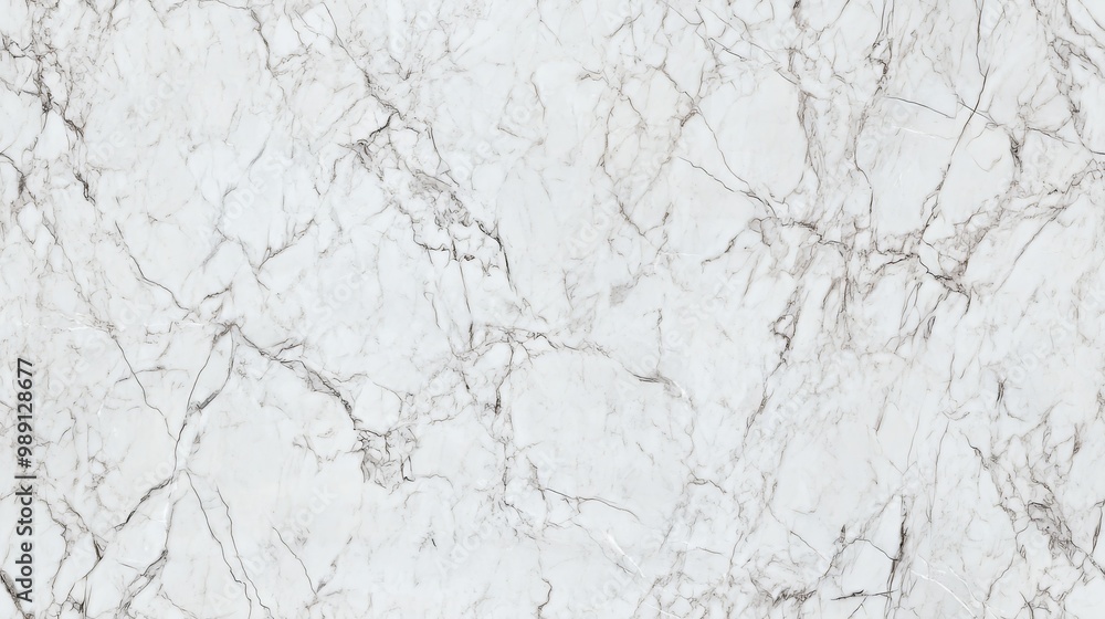 Detailed top view of classic white marble with thin silver veins, offering a timeless and elegant texture Detailed top view of classic white marble with thin silver veins, offering a timeless and elegant texture