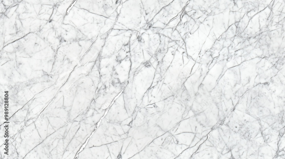 Detailed top view of classic white marble with thin silver veins, offering a timeless and elegant texture Detailed top view of classic white marble with thin silver veins, offering a timeless and elegant texture