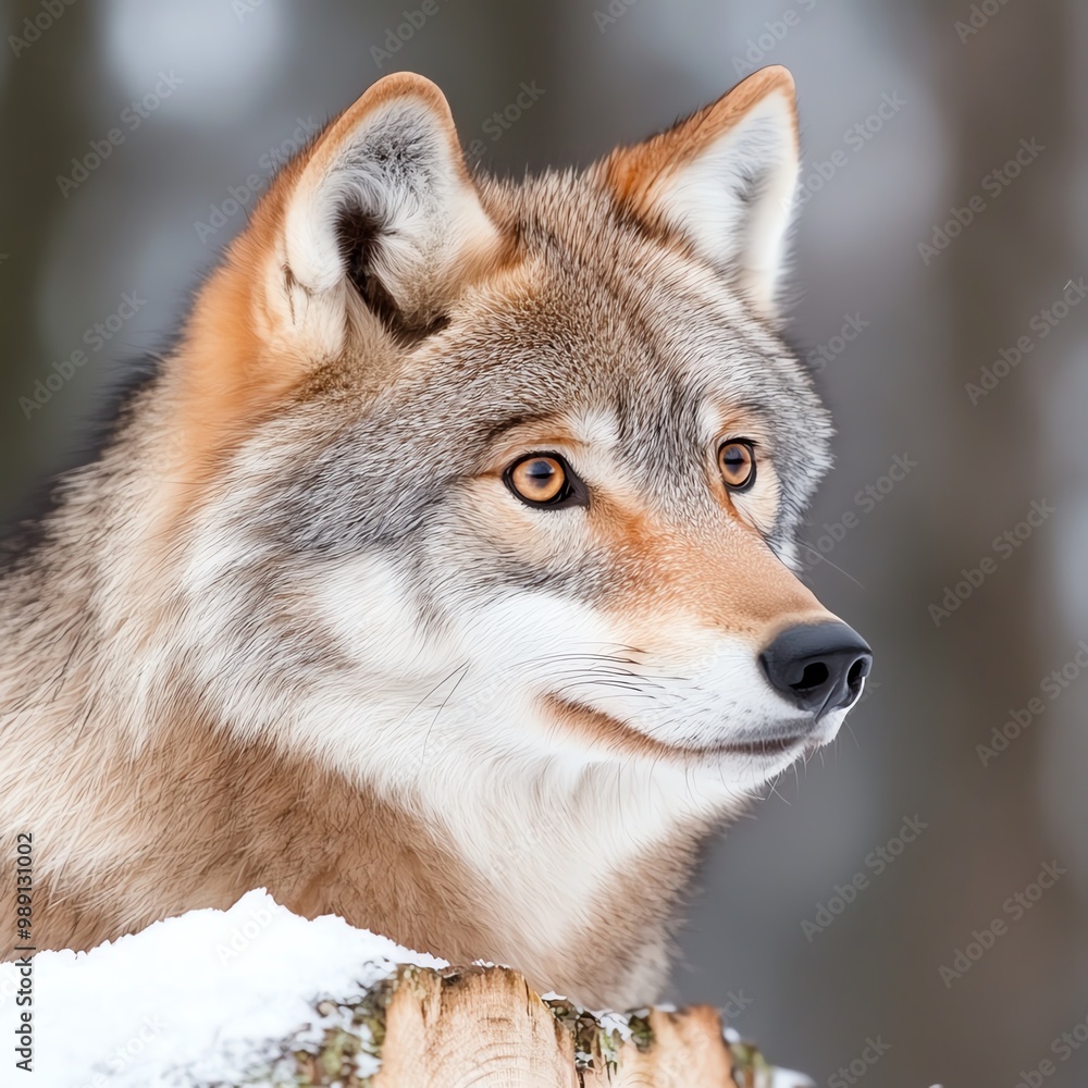 Obraz premium Gray wolf