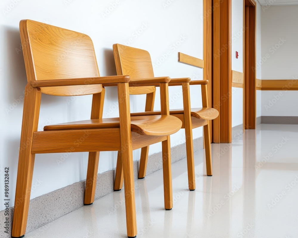 Hospital waiting room with electronic music therapy options available on demand, digital music therapy, patient relaxation Hospital waiting room with electronic music therapy options available on demand, digital music therapy, patient relaxation