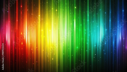 Vibrant rainbow colors noise texture vertical background with glowing red, green, yellow, and black color gradient, creating an abstract backdrop