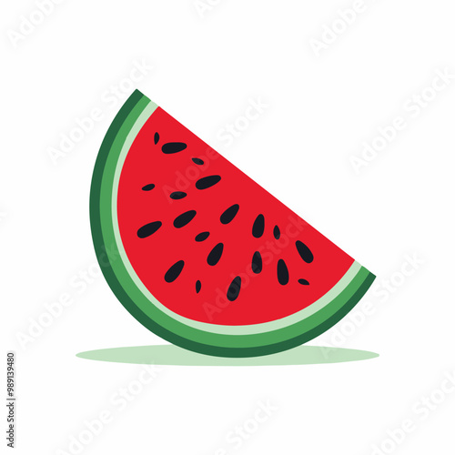  vector of illustration of watermelon