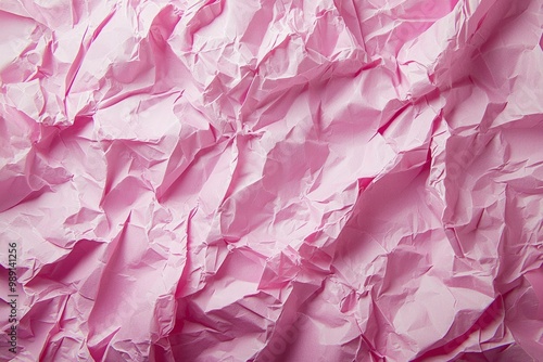 Wallpaper Mural Close-up of Crumpled Pink Tissue Paper Torontodigital.ca