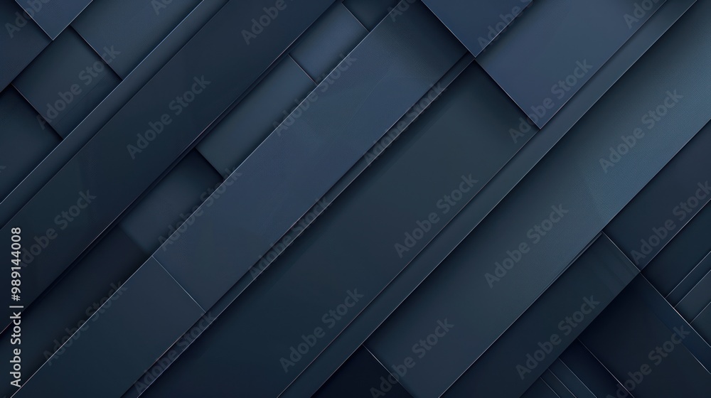 Abstract Geometric Pattern in Dark Blue Tones Abstract Geometric Pattern in Dark Blue Tones