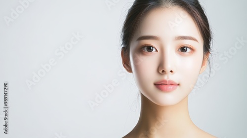 Stunning Beauty Portrait of a Graceful Young Asian Woman