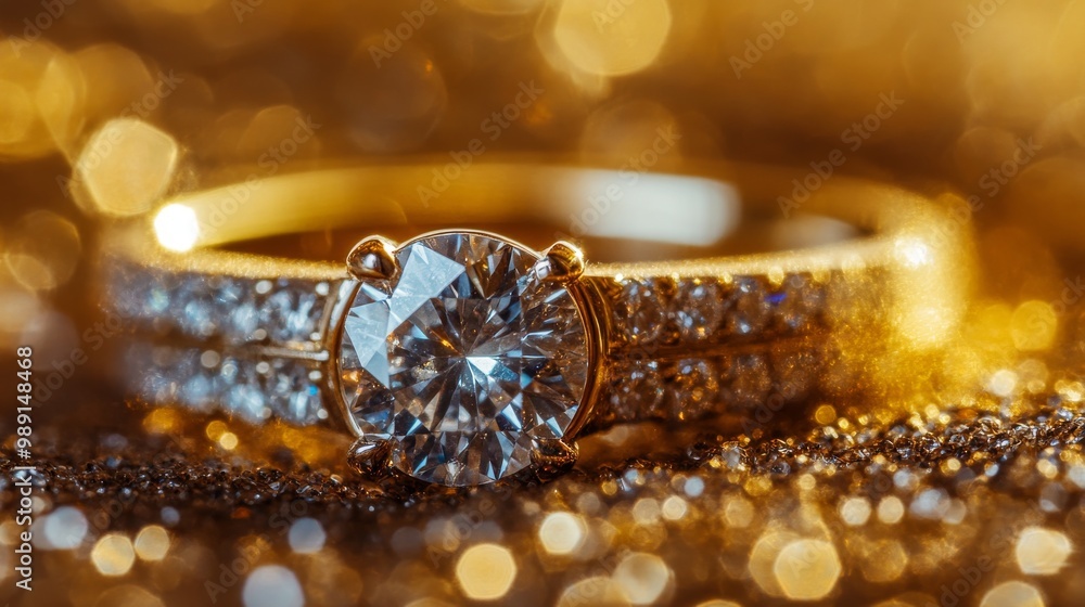 A close-up photo of a wedding ring for showcasing its details.