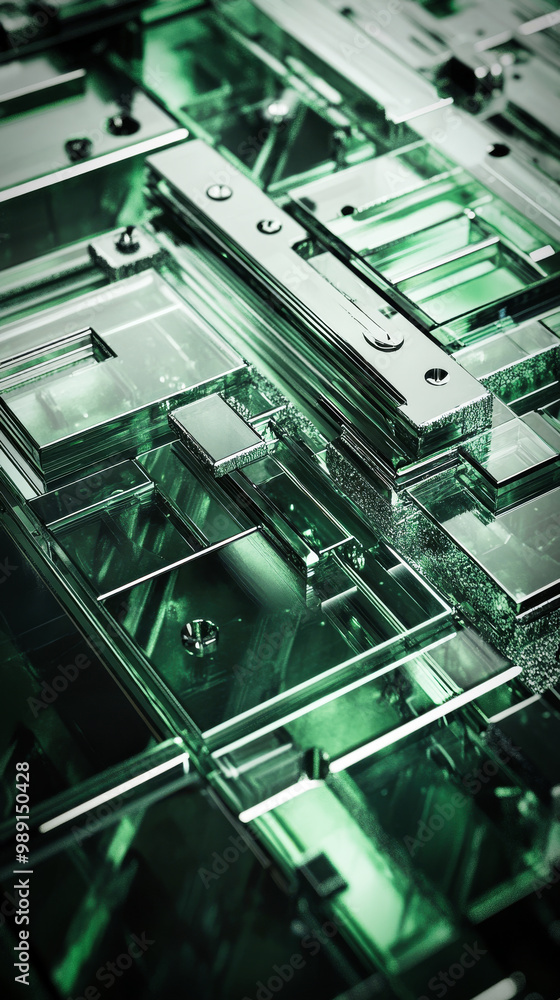 Abstract complex generic technology structure Abstract complex generic technology structure