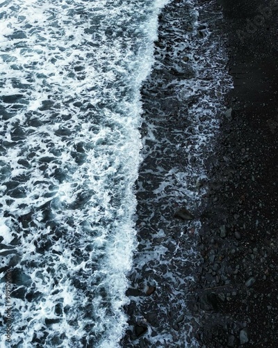 water flowing into the water