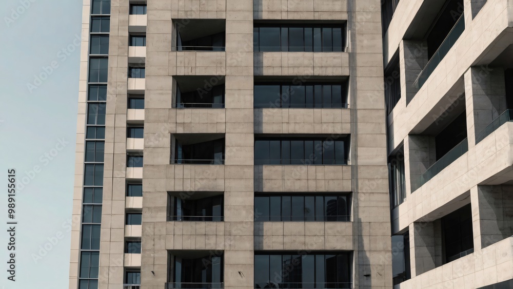 simple, geometric representation of a modern Indian office building. Use clean lines and minimal color to create a minimalist aesthetic simple, geometric representation of a modern Indian office building. Use clean lines and minimal color to create a minimalist aesthetic