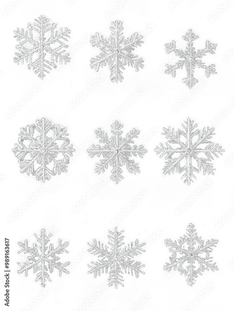 snowflakes as element on transparent background snowflakes as element on transparent background