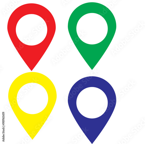 Location icon. fill and line location icon. Map pin. gps. place marker. GPS location symbol collection. Set of map pin location icons. Modern map markers. isolated on white