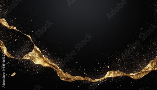 Wallpaper Mural Black and gold marble texture design for cover book or brochure, poster, wallpaper background or realistic business and design artwork. 86 Torontodigital.ca