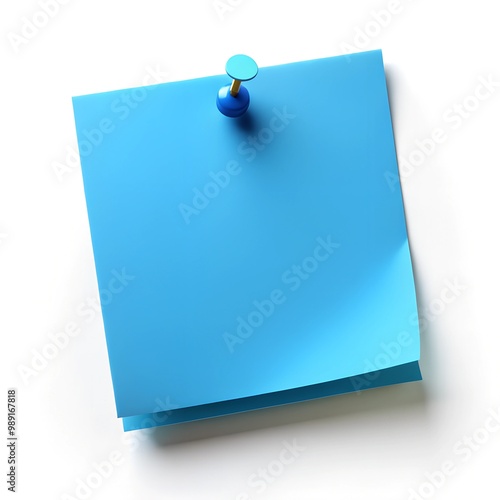 note paper with pin photo