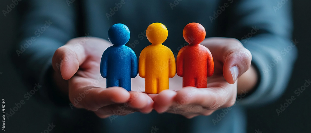 Human resource management fosters employee well-being and productivity.