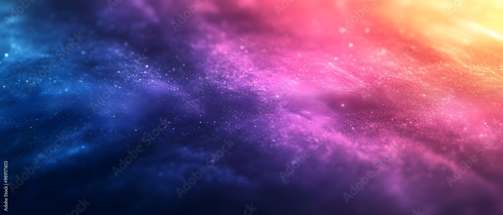 Obraz premium Abstract Gradient Background with Rainbow Colors and Glitter