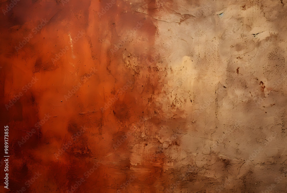 Obraz premium Grunge Background Texture - Red and Orange Tones
