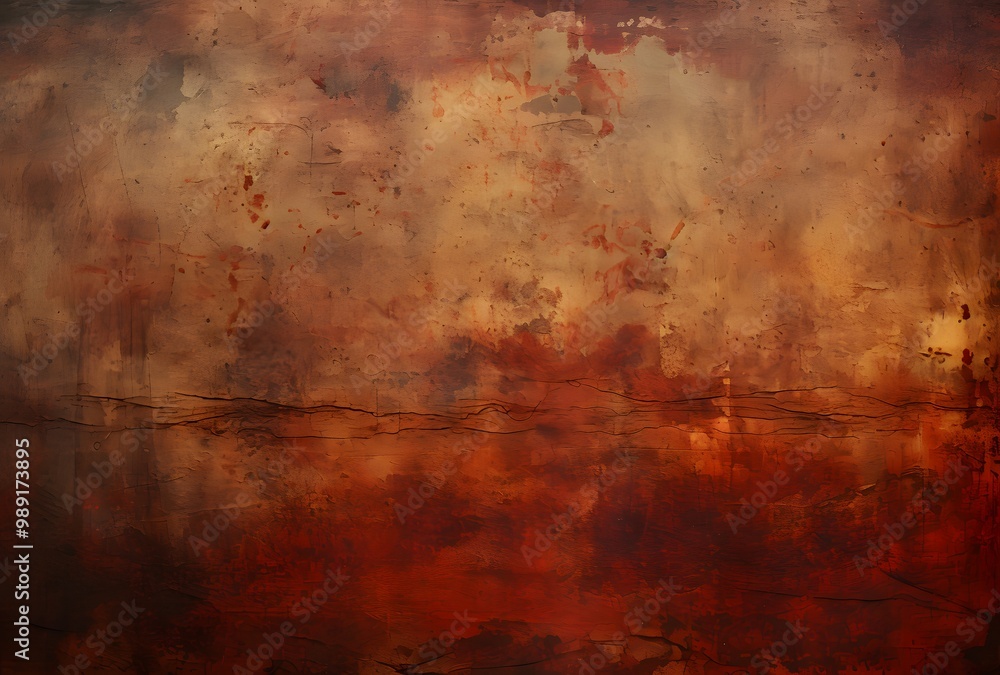 Obraz premium Grunge Red Orange Texture Background