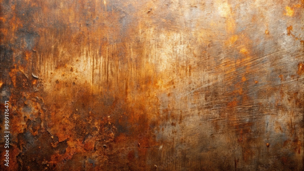 Rusty worn and scratched metallic surface with texture perfect for background or overlay Rusty worn and scratched metallic surface with texture perfect for background or overlay