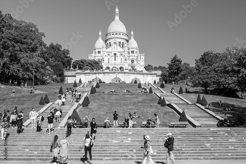 Paris, Montmartre. Vue du Sacré-coeur