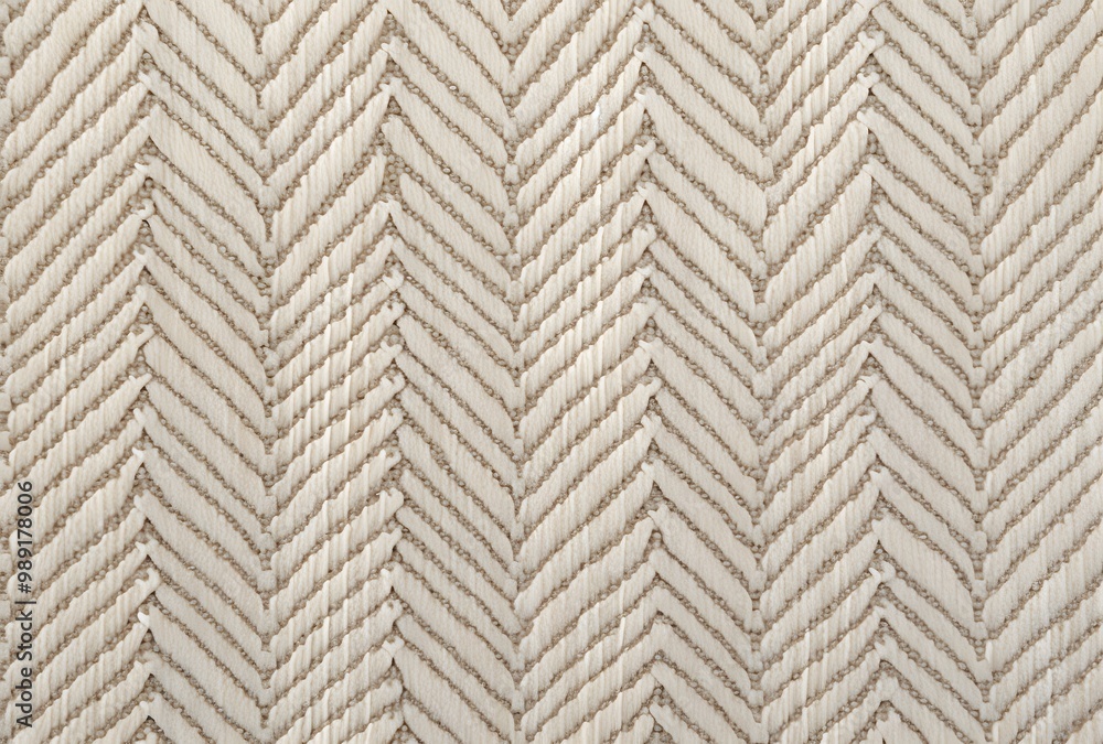 Beige and White Herringbone Fabric Texture Beige and White Herringbone Fabric Texture