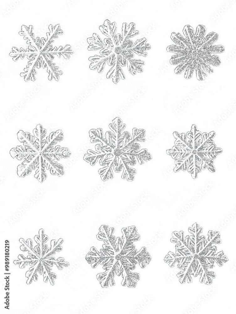 snowflakes as element on transparent background snowflakes as element on transparent background