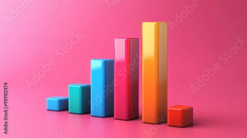Free Download Sleek Minimalist Stacked Bar Chart Infographic Design for Data Visualization - GFXLoad