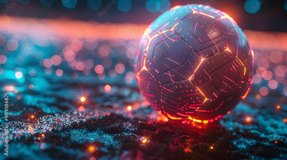 Glowing Abstract Sphere 3D Illustration Glowing Abstract Sphere 3D Illustration