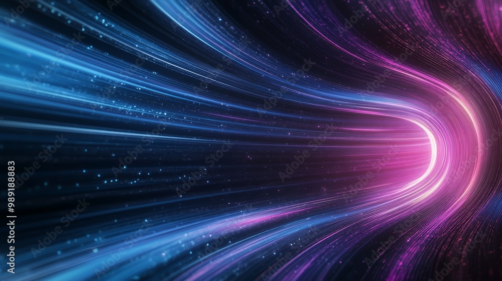 A vibrant abstract background featuring dynamic light trails in blue and pink, evoking a sense of speed and movement. A vibrant abstract background featuring dynamic light trails in blue and pink, evoking a sense of speed and movement.