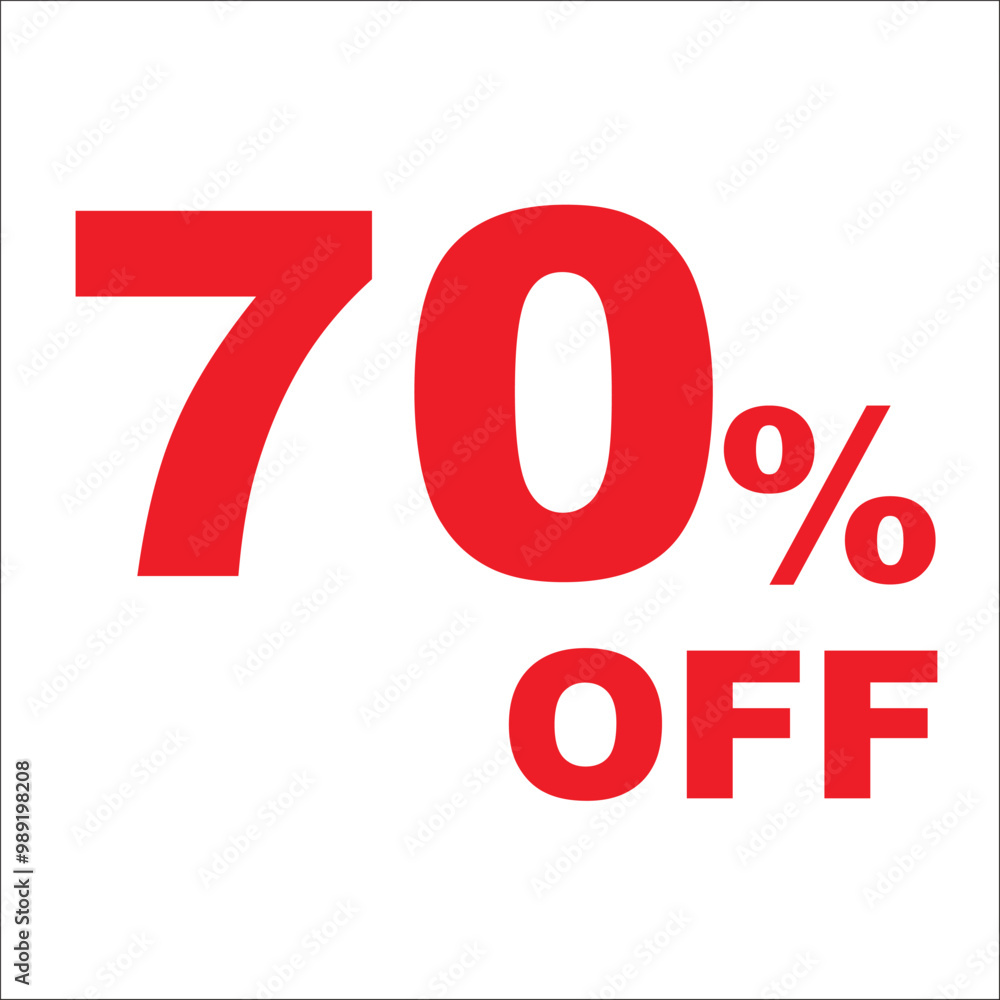 Special Offer: 70% Off Royalty-Free Banner Design Vector Image Special Offer: 70% Off Royalty-Free Banner Design Vector Image