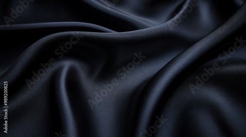 Abstract Dark Blue Fabric Texture