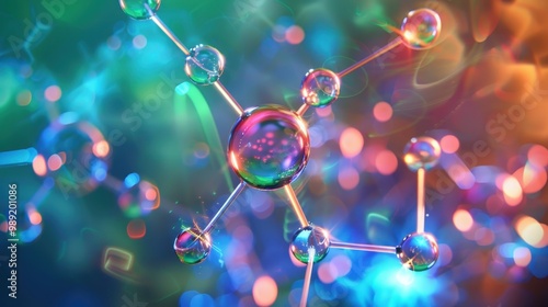 Molecular Structure of Ozone Resonance with Delocalized Electrons and Bond Lengths Illustrated photo