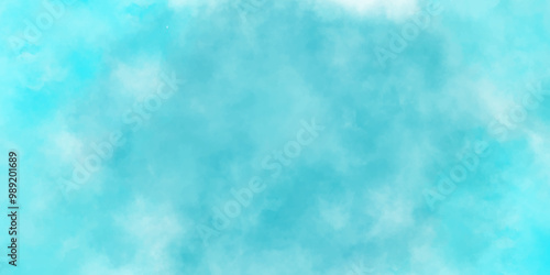abstract cloud and vapor texture background. white and blue smoke aquarelle smudge illustration smooth grungy smokey light pastel colors ink glow. white color powder explosion .	
