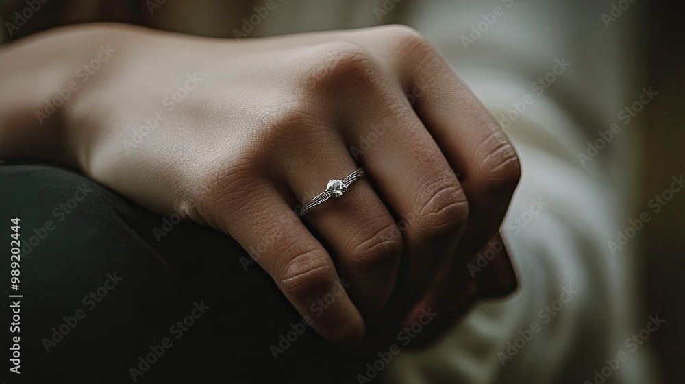 A hand gripping a broken promise ring, symbolizing the loss of faith and trust between two people. A hand gripping a broken promise ring, symbolizing the loss of faith and trust between two people.