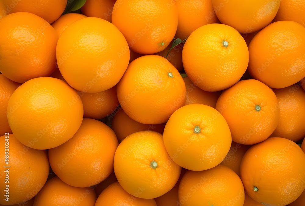Fresh Oranges Market Top View - Vibrant Citrus Fruits Fresh Oranges Market Top View - Vibrant Citrus Fruits