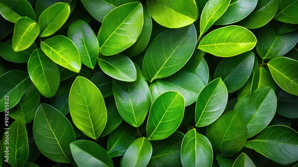 Vibrant green leafy texture background in nature Vibrant green leafy texture background in nature