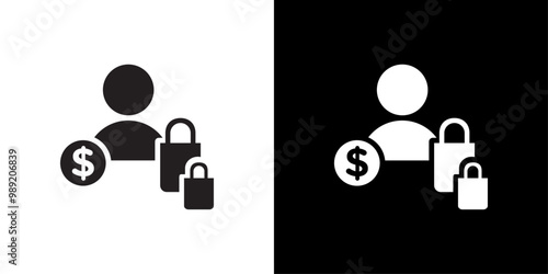 Buyer, shopper icon Isolated flat vector in outline