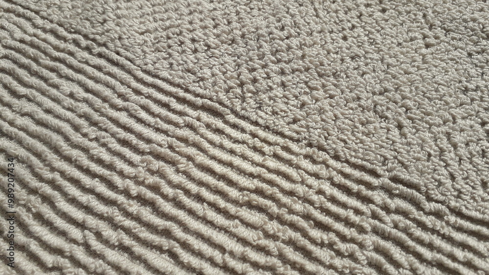 Interior fabric. Beige terry towel cotton fabric. Towels. Cotton fabric texture. Textile light background. Interior fabric. Beige terry towel cotton fabric. Towels. Cotton fabric texture. Textile light background.